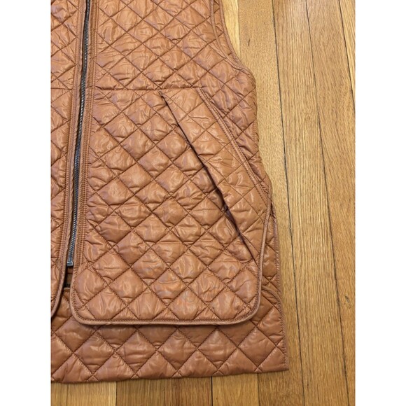 Acne Studios Brown Quilted Puffer Vest Hood Zip Up Midnight PAW17 Men’s M 48 - Picture 2 of 12